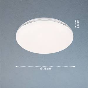 Plafonnier Faro Plexiglas - Blanc - 1 ampoule - 33 x 33 cm