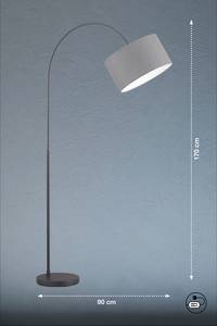 Lampadaire Arc Fer - 3 ampoules - Noir / Gris