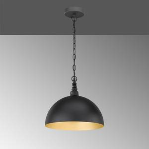 Hanglamp Leitung ijzer - 1 lichtbron - Zwart