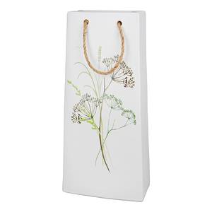 Vase façon sac Bouquet d’herbes Céramique - Blanc