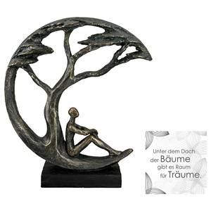 Statuette Rêveur Résine synthétique - Marron