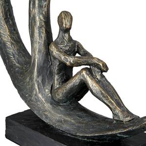 Statuette Rêveur Résine synthétique - Marron