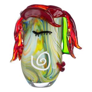 Vase Curly Farbglas - Mehrfarbig