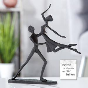 Skulptur Tanzpaar Eisen, lackiert