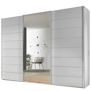Schwebetürenschrank Sonate Glas - Weiß - 298 x 240 cm - Premium