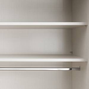 Schwebetürenschrank Includo Typ A Graphit - Breite: 249 cm - Premium - Silber