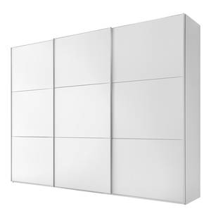 Schwebetürenschrank Includo Typ A Weiß - Breite: 280 cm - Premium - Silber