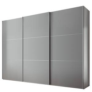 Armoire à portes coulissantes Includo A Gris argenté - Largeur : 280 cm - Premium - Argenté