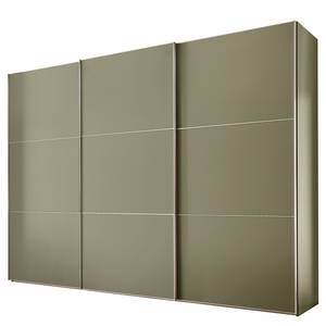 Armoire à portes coulissantes Includo A Vert pale - Largeur : 280 cm - Premium - Argenté