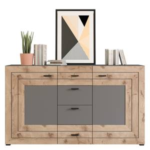 Dressoir Fenor basalt/eikenhouten look