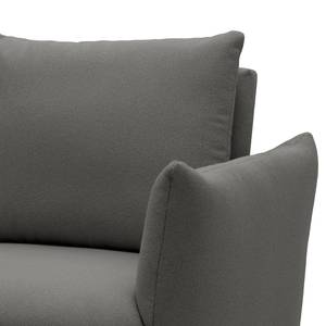 Canapé convertible Moric Tissu structuré Noena: Gris foncé