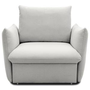 Fauteuil convertible Moric Tissu structuré Noena: Argenté