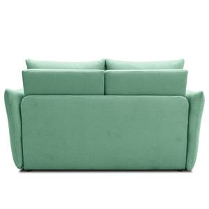 Boxspring-Schlafsofa Moric Strukturstoff Noena: Mint