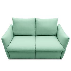 Boxspring-Schlafsofa Moric Strukturstoff Noena: Mint