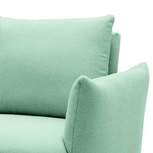 Boxspring-Schlafsofa Moric Strukturstoff Noena: Mint