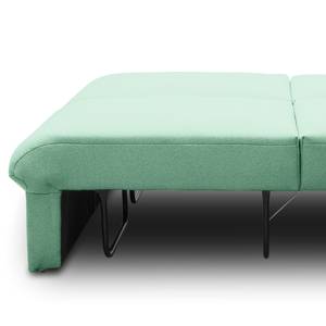 Boxspring-slaapbank Moric Structuurstof Noena: Mint