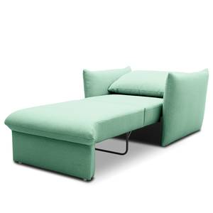 Fauteuil convertible Moric Tissu structuré Noena: Menthe