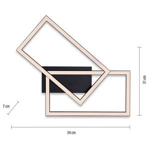 LED-Deckenleuchte Iven E Polycarbonat / Aluminium - 1-flammig