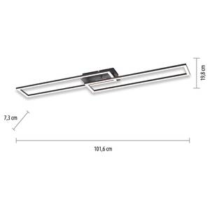 LED-Deckenleuchte Iven Typ C Polycarbonat / Aluminium - 1-flammig