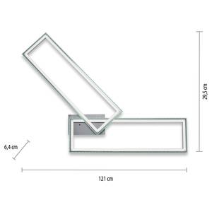 LED-Deckenleuchte Felix60 Typ B Polycarbonat / Aluminium - 2-flammig