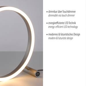 LED-tafellamp Ritus kunststof/aluminium - 1 lichtbron - Zilver