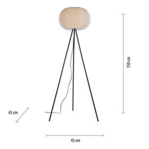 Lampe Papel Polyéthylène / Fer - 1 ampoule