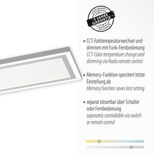 LED-Deckenleuchte Edging Typ A Polycarbonat / Eisen - 1-flammig