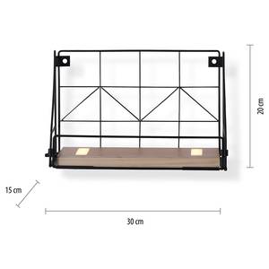 LED-wandlamp Board polycarbonaat/ijzer - 1 lichtbron - Breedte: 31 cm