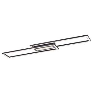 LED-plafondlamp Asmin type D polycarbonaat/aluminium - 1 lichtbron - Zwart