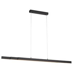 LED-Pendelleuchte Luzi Kunststoff / Aluminium - 3-flammig - Schwarz