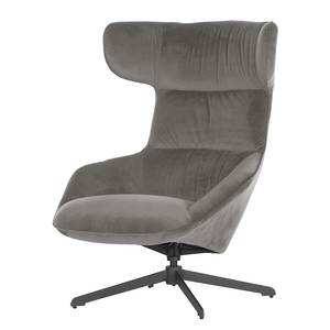 Fauteuil Gazao Platweefsel Fotini: Grijs