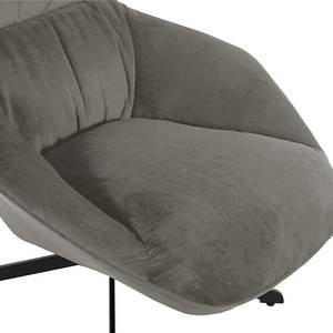 Fauteuil Gazao Platweefsel Fotini: Grijs