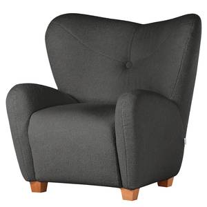 Fauteuil Herako Tissu Wunna: Gris foncé