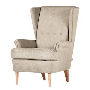 Fauteuil Akonko Tissu Flaka: Beige