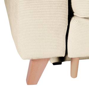 Ecksofa Tocon Cord - Cordstoff Caron: Creme