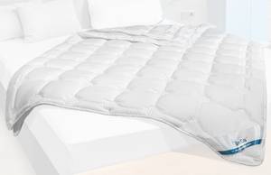 Couette toutes saisons Double Deluxe B Polyester / Tencel - Blanc - 135 x 200 cm