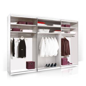 Schwebetürenschrank Sinfonie Plus Typ C Eiche Sonoma Dekor - 280 x 222 cm - Basic - Grau