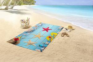 Serviette de plage Beachy Velours de polyester - 100 x 180 cm