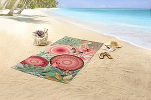 Serviette de plage Jimena Velours de coton - 100 x 180 cm