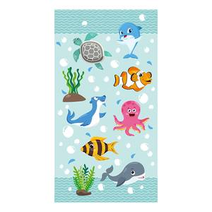 Serviette de douche Seaworld Velours de polyester - 75 x 150 cm