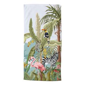 Douchehanddoek Jungleparty polyfluweel - 75 x 150 cm