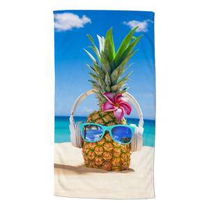 Serviette de plage Pineapple Velours de polyester - 100 x 180 cm