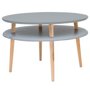 Couchtisch Ufo Buche massiv / MDF - Grau - 70 x 45 cm