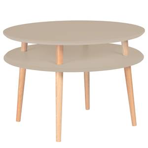 Couchtisch Ufo Buche massiv / MDF - Beige - 70 x 45 cm