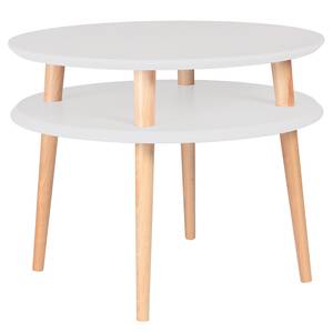 Table basse Ufo Hêtre massif / MDF - Gris clair - Gris lumineux - 57 x 45 cm