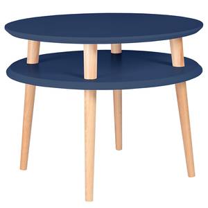 Couchtisch Ufo Buche massiv / MDF - Dunkelblau - 57 x 45 cm