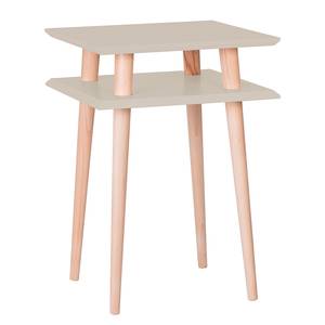 Tavolino Square Legno massello di faggio / MDF - Beige - Beige