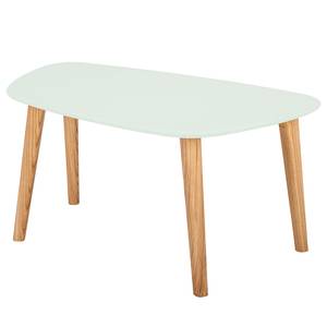 Table basse Endocarp Frêne massif / MDF - Menthe - Menthe - 80 x 40 cm