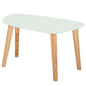 Couchtisch Endocarp Esche massiv / MDF - Mint - 68 x 40 cm