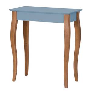 Tavolo consolle Lillo Faggio massello / MDF - Azzurro - Celeste chiaro - Larghezza: 65 cm